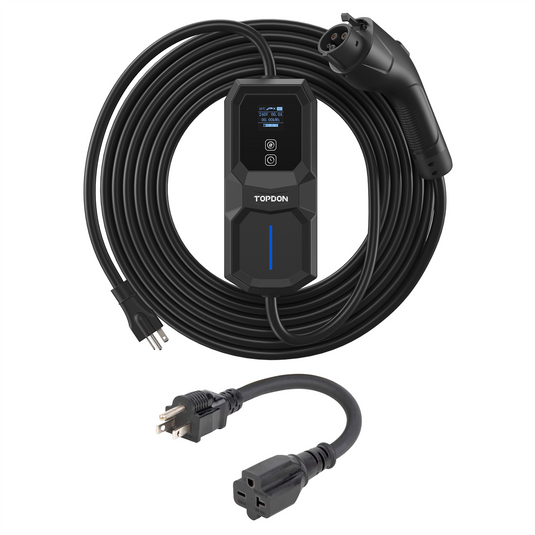 Topdon Topdon AC L2 Port EV Charger; 16A; 3.7KW; N6-20 Plug to 5-15 Adpt.