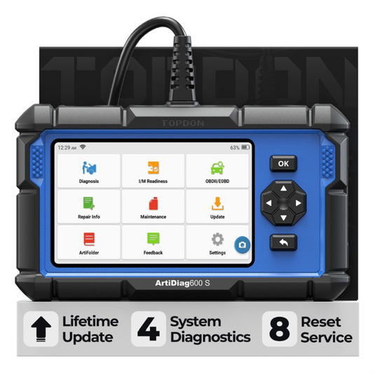 Topdon ArtiDiag600S 5 Inch Scan Tool with 8 Service Functions