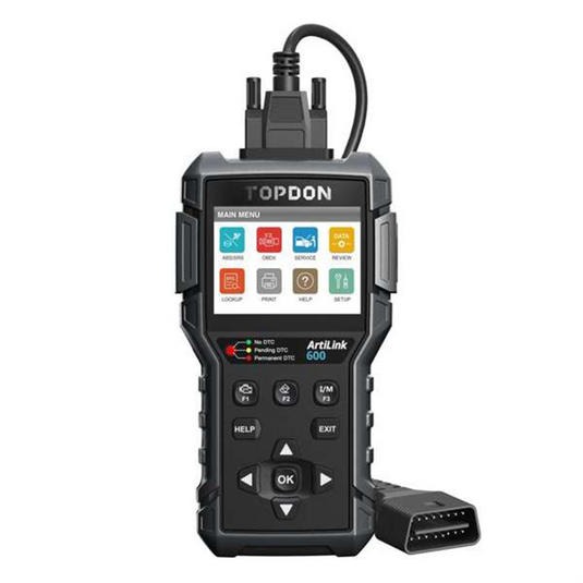 Topdon Artilink600 - Code Reader - ABS & SRS Active Tests & Live Data