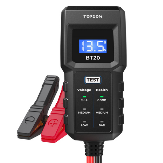 Topdon BT20 - Battery Load/Voltage Tester; Cranking & Charging Test w/App