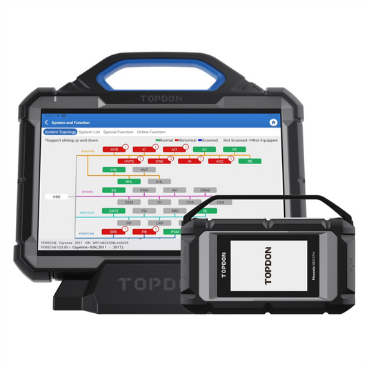 Topdon Phoenix Max - 13.3"" OE-Level Scan Tool; Docking Station; Cloud-Based Programming