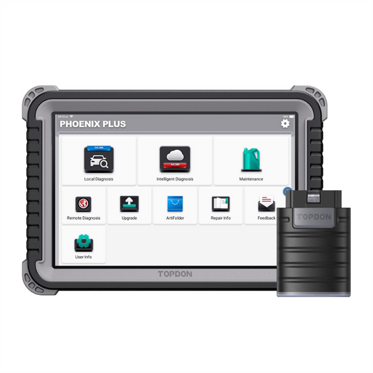 Topdon Phoenix Plus - 10.1"" OE-Level Scan Tool w/Service Functions; Bi-Directional