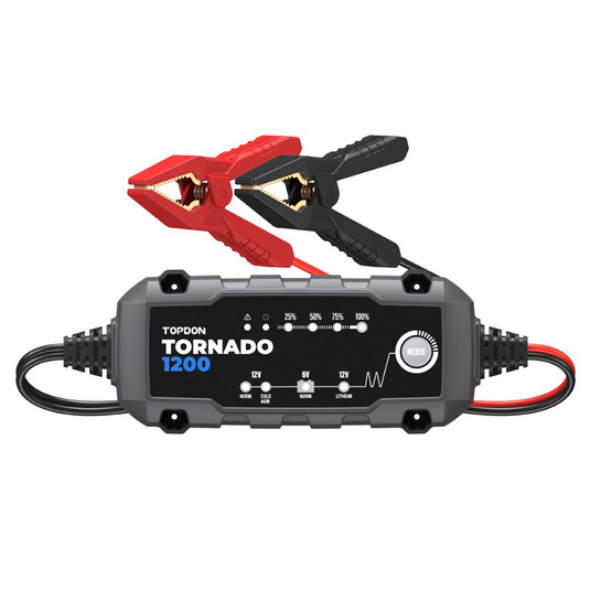 Topdon Tornado1200 - 1.2A Smart Battery Charger