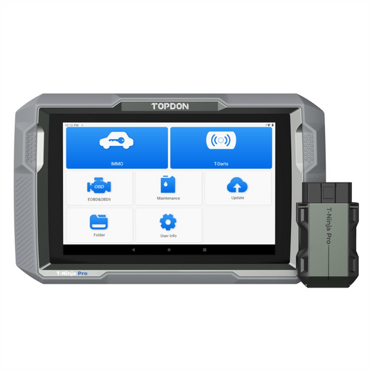 Topdon T-Ninja Pro - 8"" Tablet Key Programming Tool Read Pins; Add & Erase Keys