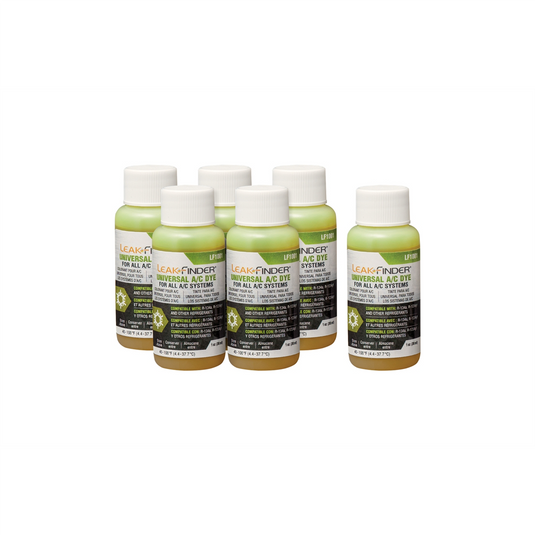 Tracer Products LEAKFINDER (6) 1-OZ BOTTLES UNIVERSAL A/C DYE