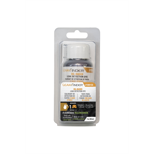 Tracer Products 1EA LeakFinder 1-oz (30 ml) bottle; oil dye
