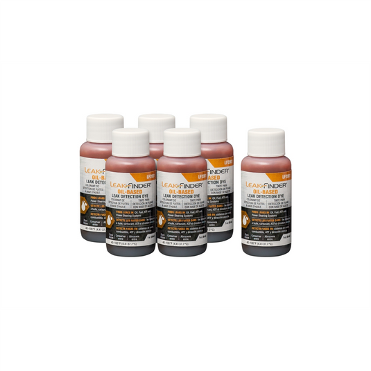 Tracer Products LEAKFINDER (6) 1-OZ BOTTLE; OIL DYE