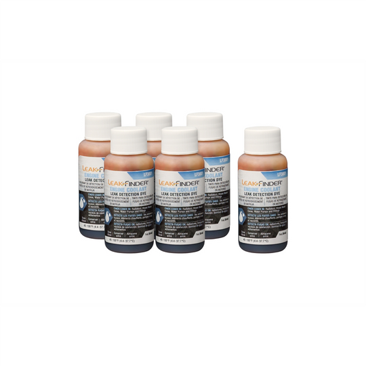Tracer Products LEAKFINDER (6) 1-OZ BOTTLES; ENGINE COOLANT