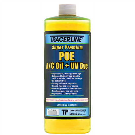 32 OZ BOTTLE POE A/C OIL W/DYE