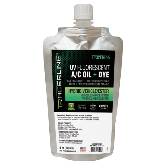 Tracer Products 5 oz (148 ml) foil pouch hybrid/ester dyed oil