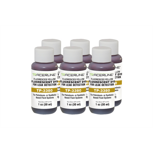 Tracer Products Oil based system dye glows yellow