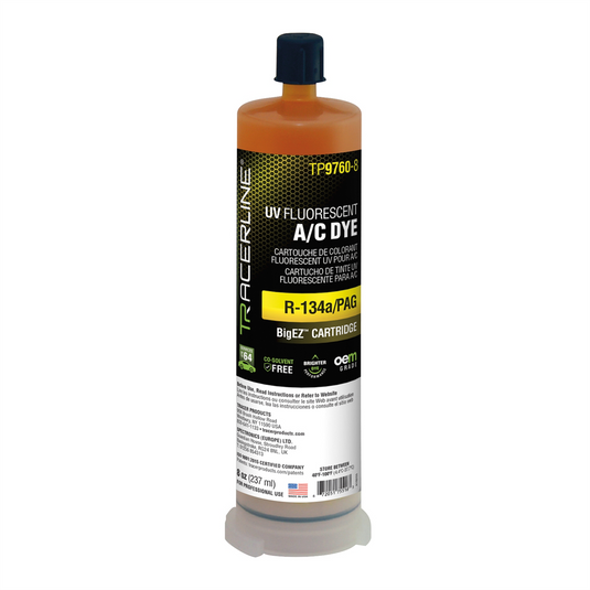 Tracer Products 8 oz (237 ml) R-134a/PAG BigEZ A/C dye cartridge
