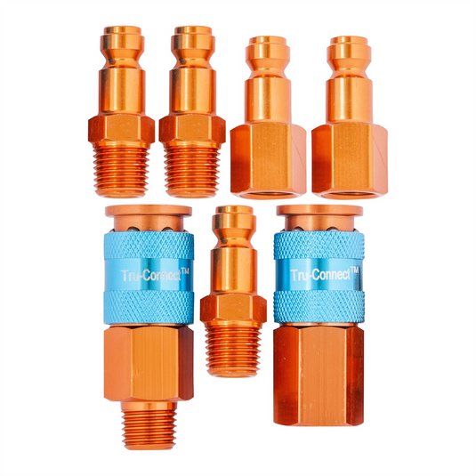 Plews Edelmann 1/4"" Orange Coupler Kit