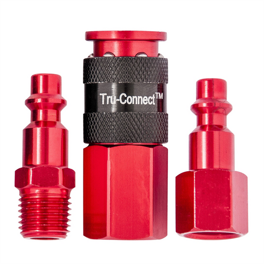 Plews Edelmann 1/4""Red Coupler Kit