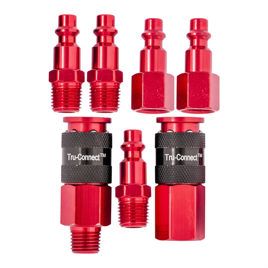 Plews Edelmann 1/4"" Red Coupler Kit