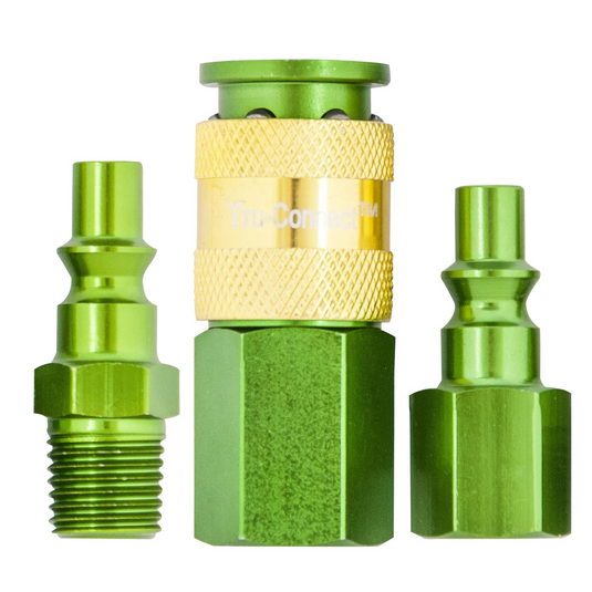 Plews Edelmann 1/4"" Green Coupler Kit