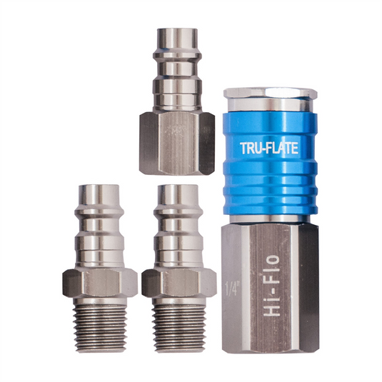 Plews Edelmann 1/4"" Coupler Set