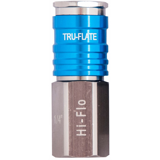 Plews Edelmann 1/4"" Hi-Flow Coupler