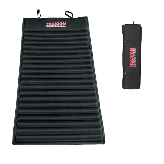 Traxion  1-500 Original Versa-Mat; Roll-Up High Density Foam Utility Mat; Black