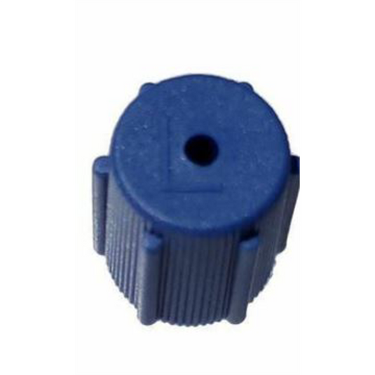 Technicians Resource R134a Blue Low Side M8 x 1 Cap Round With Hole