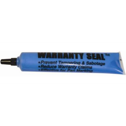 Supercool Warranty Seal Blue 1.8 oz Poly Squeeze