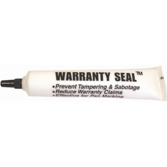Warranty Seal White 1.8 oz Poly Squeeze
