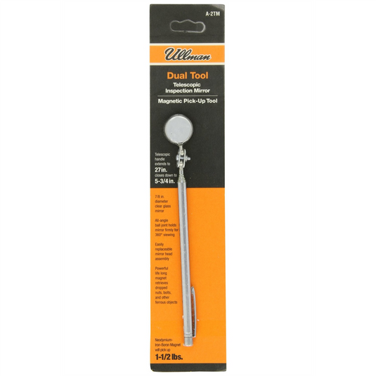 Ullman Devices Corp. MIRROR 7/8"" RND MAGNETIC PICKUP TOOL
