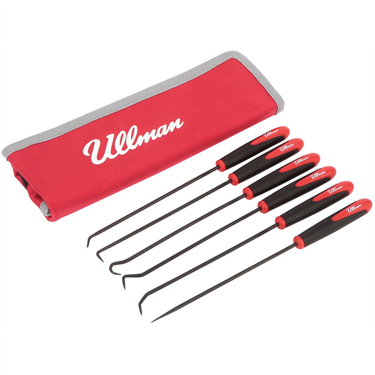 Ullman Devices Corp. Six Piece 9-3/4"" Long Hook & Pick Set