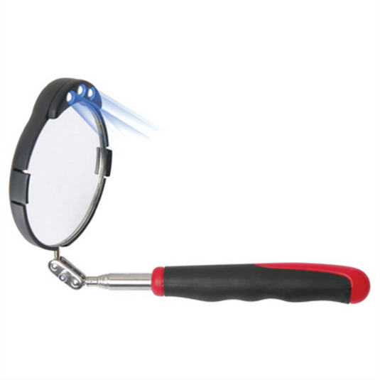 Ullman Devices Corp. 3-3/8 LED Lighted Inspection Mirror