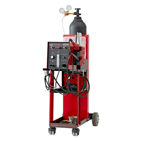 Polyvance Nitro Fuzer Plastic Welder; w/ cart; dual gas; manual switch; analog