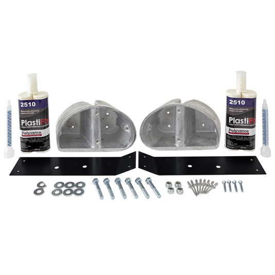 Polyvance The KENW900R allows you to repair broken Kenworth W900 hood pockets.
