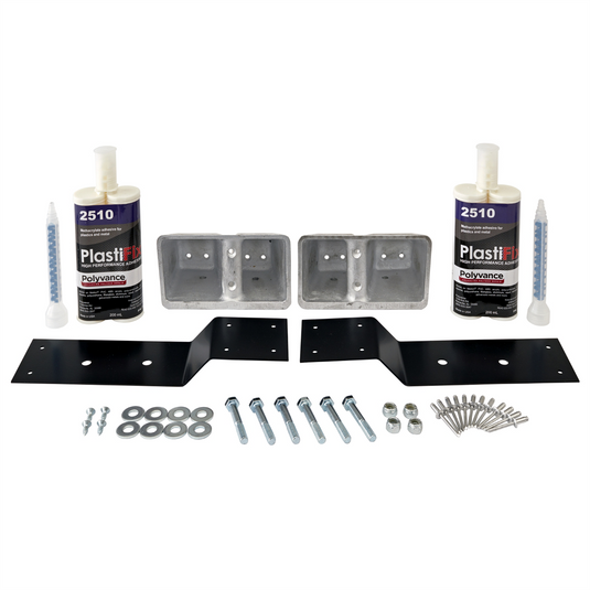 Polyvance The KENW900S allows you to repair broken Kenworth W900 hood pockets.