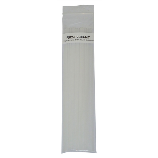 Polyvance Polypropylene Rod; 3/16&rdquo; diameter; 30 ft.; Natural
