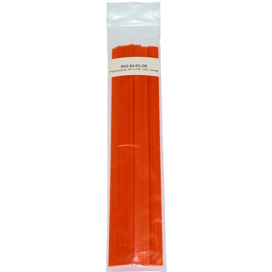 Polyvance Polypropylene Strip; 3/8&rdquo; x 1/16&rdquo;; 30 ft.; Orange