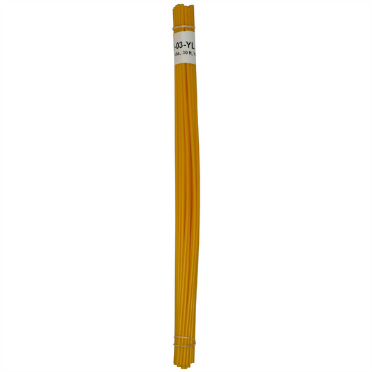 Polyvance Polyethylene Rod (LDPE); 1/8&rdquo; diameter; 30 ft.; Yellow