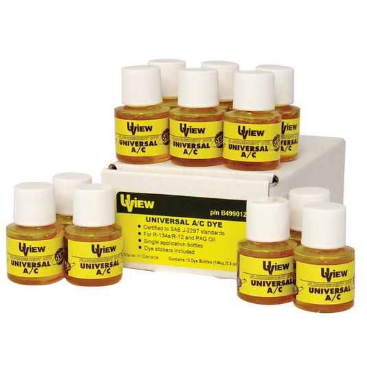 UVIEW UNIVERSAL A/C SYSTEM DYE: (12 X 1/4OZ./7.5ML)