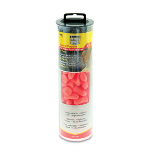 Uvex Foam Earplugs; 60PR/TUBE