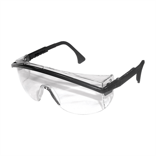 Uvex GLASSES BLK FRAME CLEAR