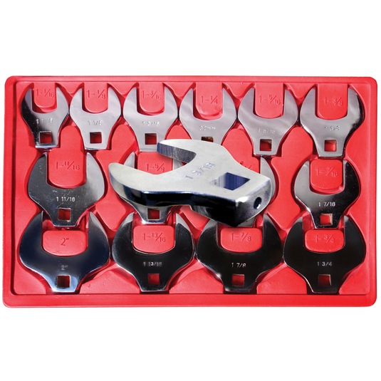 V-8 Tools CROWFOOT WRENCH SET 14PC 1/2DR  1-1/16-2