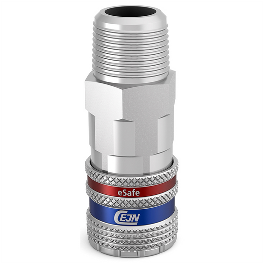 Vacula eSafe Safety Coupling 3/8 Euro High Flow 3/8 NPT
