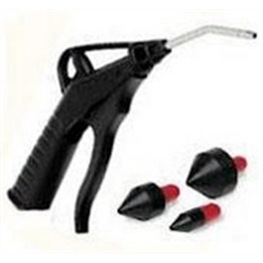Vacula 4"" FULL FLOW BLOW GUN W/3 RUBBER TIPS