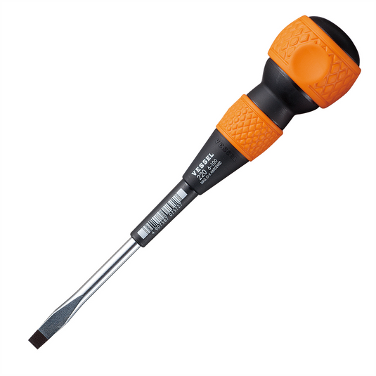 Vessel No.220 Ball Grip Screwdriver 6x100