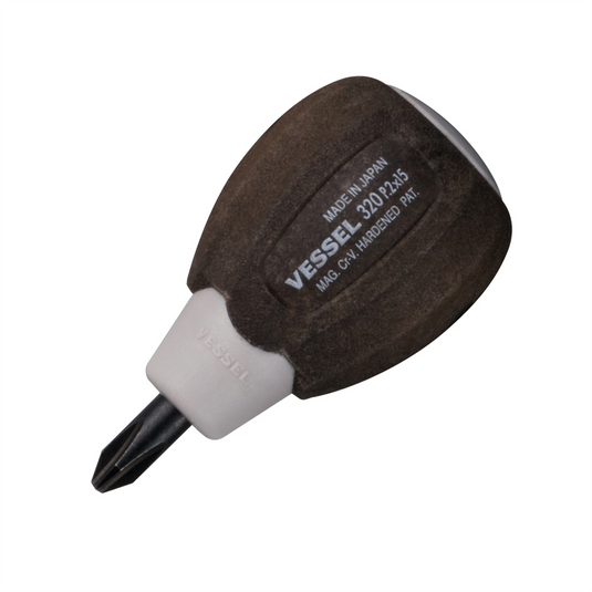 Vessel Tools Wood-Compo Stuby Screwdriver PH2x25