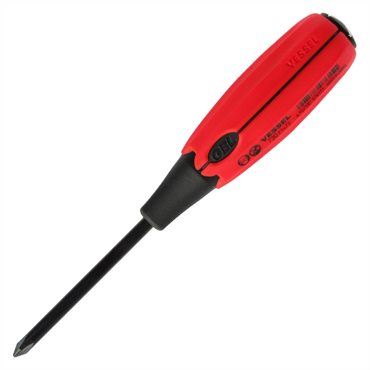 vessel No.730 Super Cushion Tang-Thru Screwdriver PH1x75