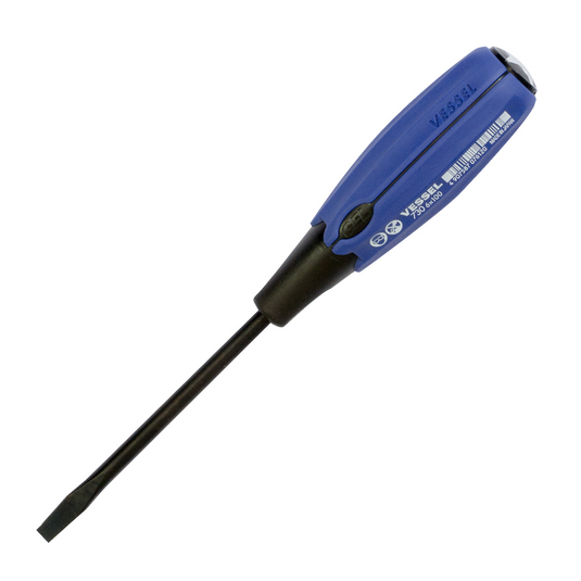 Vessel No.730 Super Cushion Tang-Thru Screwdriver 6x100