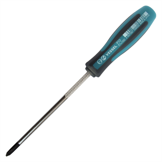 Vessel No.910 MEGADORA Thin Shank Screwdriver PH1x100