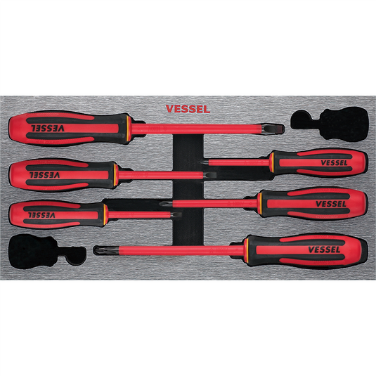 Vessel Tools No.960 Megadora Insulated Screwdriver 6pcs set EVA