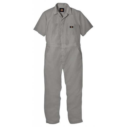 Workwear Outfitters Short Sleeve Coverall Grey; Small