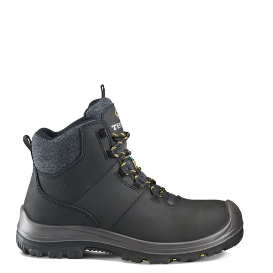 Workwear Outfitters Terra Women's Findlay 6"" Lace Up Black WP ESD Composite Toe Work Boot Size 6