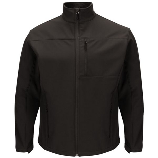 Workwear Outfitters Men's Deluxe Soft Shell Jacket -Black-4XL